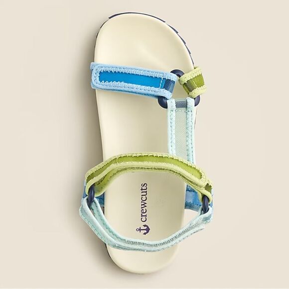 J Crew Kids' sporty-strap sandals in colorblock Little‎ Kids Size 3 - Picture 1 of 6